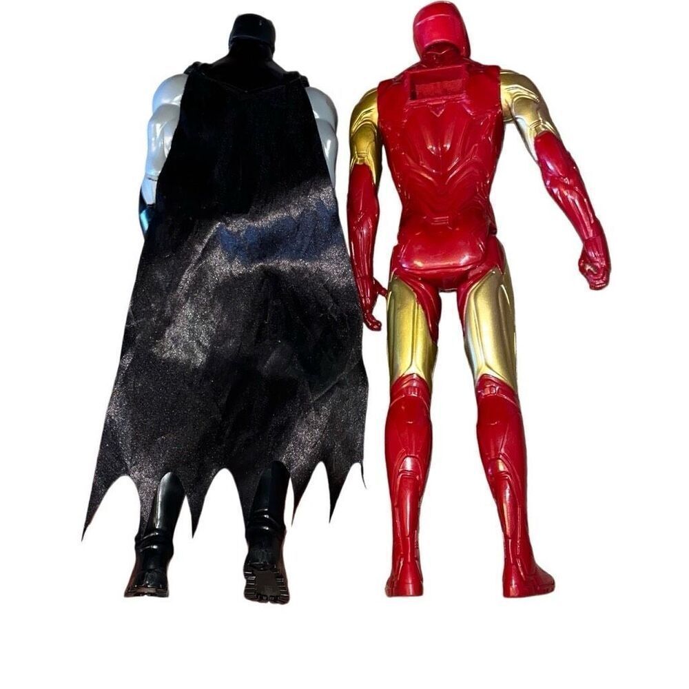 2 Marvel Action Figure Hero’s “Batman” & “Ironman 12” - Picture 4 of 4